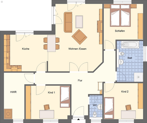 EWA-Bungalow-Müritz-130qm-Hausbau-Berlin-Brandenburg-Magdeburg-Grundriss-Erdgeschoss